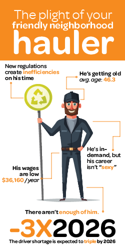 hauler（運搬人）不足が深刻・特にドライバーは2026年までに今の3倍不足すると予測されている